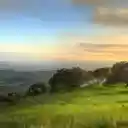 sunset and hills  screen for extension Chrome web store in OffiDocs Chromium