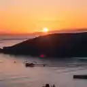 sunset and mountains  screen for extension Chrome web store in OffiDocs Chromium