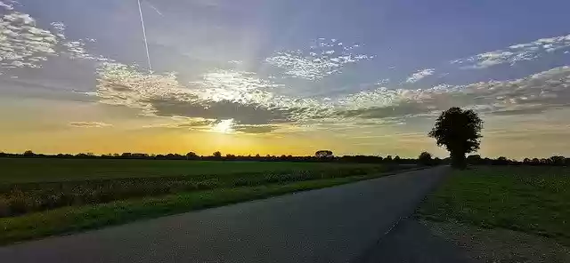 Free download Sunset Atmospheric Clouds -  free photo or picture to be edited with GIMP online image editor