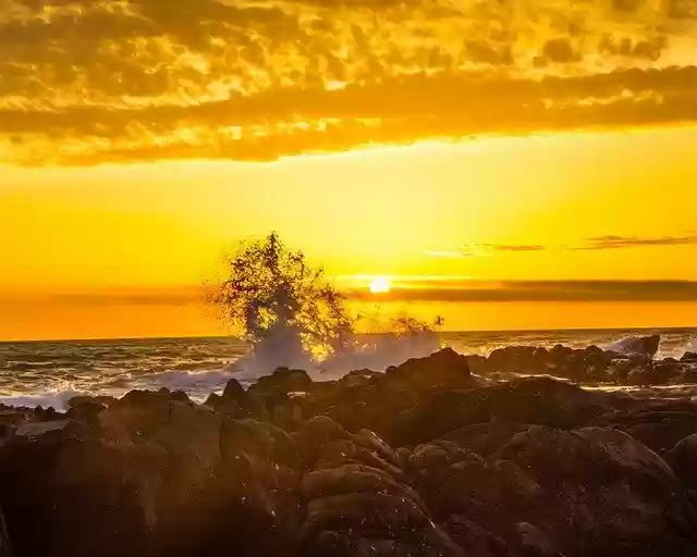 Free download Sunset Beach Cambria -  free photo or picture to be edited with GIMP online image editor