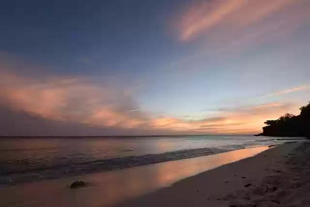 Free download sunset beach shore wave horizon free picture to be edited with GIMP free online image editor