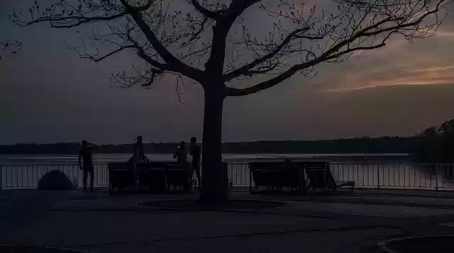 Free download Sunset Blue Hour Sky -  free photo or picture to be edited with GIMP online image editor