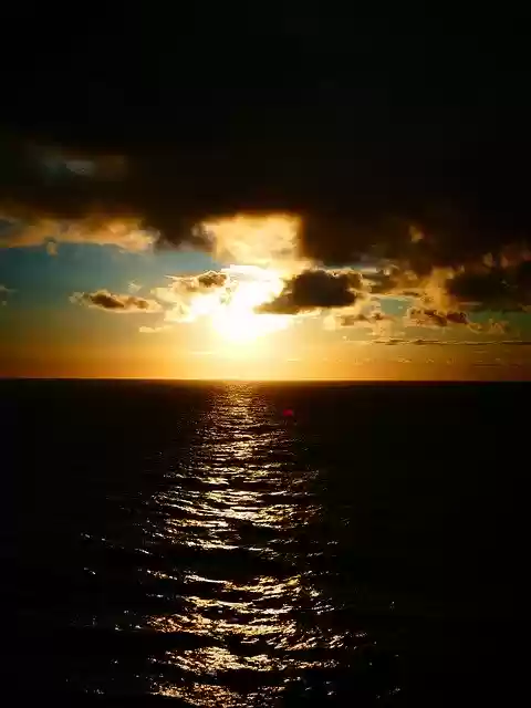 Free download Sunset Clouds Dark -  free photo or picture to be edited with GIMP online image editor