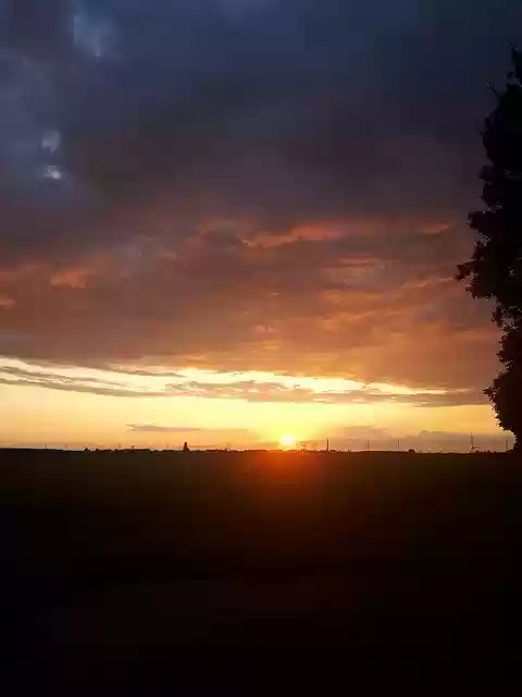 Free download Sunset Cologne Clouds -  free photo or picture to be edited with GIMP online image editor