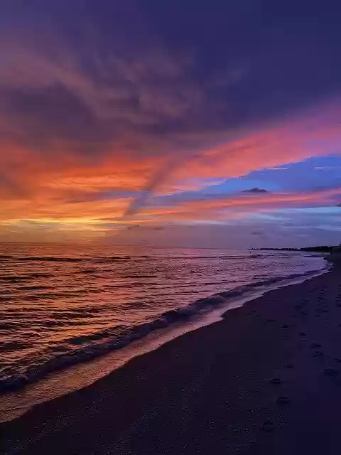 Free download Sunset Colorful Florida -  free photo or picture to be edited with GIMP online image editor