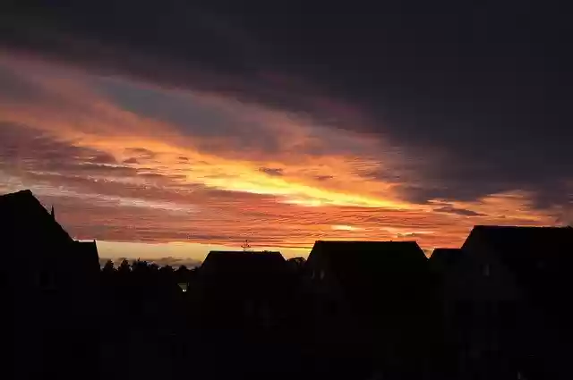 Free download Sunset Evening Red Colors -  free photo or picture to be edited with GIMP online image editor