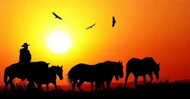 Free download Sunset Nature Western -  free illustration to be edited with GIMP free online image editor