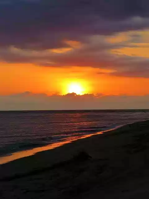 Free download Sunset Ocean Clouds -  free photo or picture to be edited with GIMP online image editor