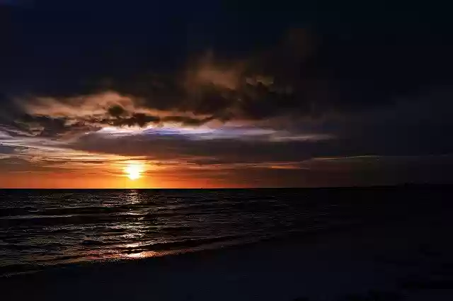 Free download Sunset Ocean Gulf Of Mexico -  free photo or picture to be edited with GIMP online image editor