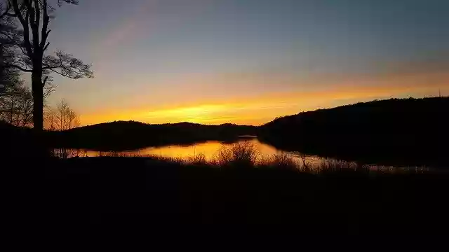 Free download Sunset Orange Motljud -  free photo or picture to be edited with GIMP online image editor