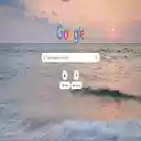 Sunset Shore Theme  screen for extension Chrome web store in OffiDocs Chromium