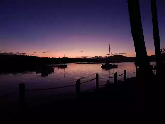 Free download Sunset Water Boats -  free photo or picture to be edited with GIMP online image editor