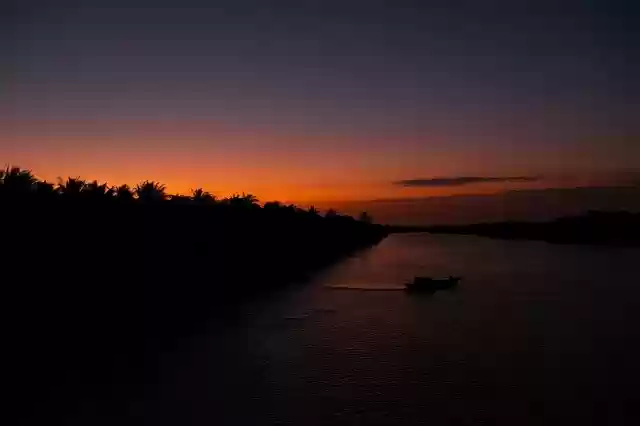 Free download Sunset Wave Night The -  free photo or picture to be edited with GIMP online image editor