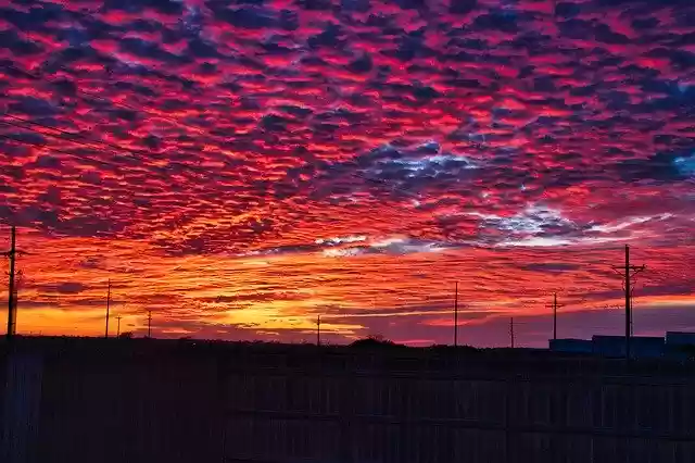 Template Photo Sunset West Texas Cloudscape -  for OffiDocs