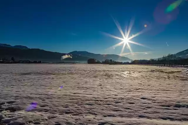 Free download Sun Star Winter -  free photo or picture to be edited with GIMP online image editor