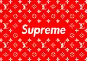 Free download Supreme X Louis Vuitton Wallpaper free photo or picture to be edited with GIMP online image editor