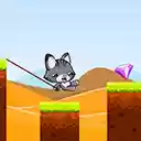 Swing Cute Cat Parkour Game  screen for extension Chrome web store in OffiDocs Chromium