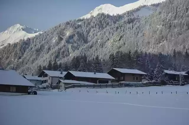 Free download Switzerland Snow Landscape -  free photo or picture to be edited with GIMP online image editor