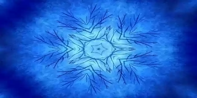 Free download Symmetry Kaleidoscope Blue -  free illustration to be edited with GIMP free online image editor