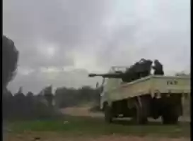 Free download Syrian ZSU 23 2 Flatbed free photo or picture to be edited with GIMP online image editor