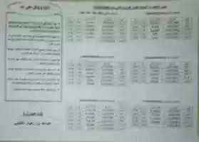 Free download Table Bilat School Tests Al Shuhada 2016 2017 free photo or picture to be edited with GIMP online image editor