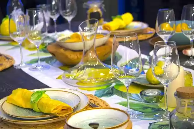 Free download Table Prestretý Place Setting -  free free photo or picture to be edited with GIMP online image editor