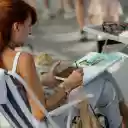 Talented female artist  screen for extension Chrome web store in OffiDocs Chromium