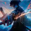 Tanjiro Kamado Live Wallpaper  screen for extension Chrome web store in OffiDocs Chromium