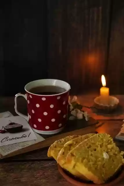 Free download tea mug candle evening dinner free picture to be edited with GIMP free online image editor