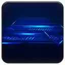 Techno Glitched Blue  screen for extension Chrome web store in OffiDocs Chromium