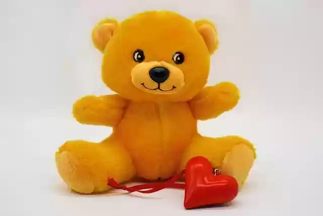 Free download teddy bear bear heart free picture to be edited with GIMP free online image editor