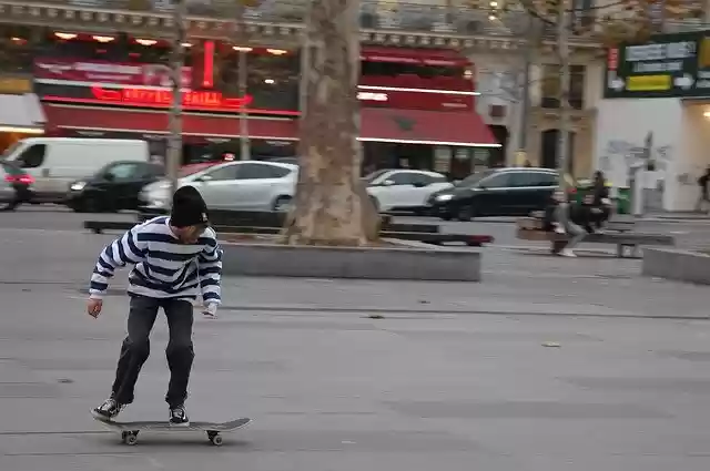 Free download Teenager Skateboarder -  free photo or picture to be edited with GIMP online image editor