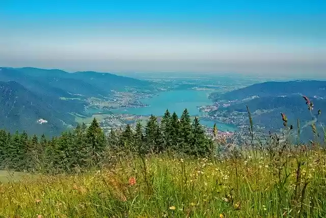 Free download tegernsee germany meadow hilltop free picture to be edited with GIMP free online image editor
