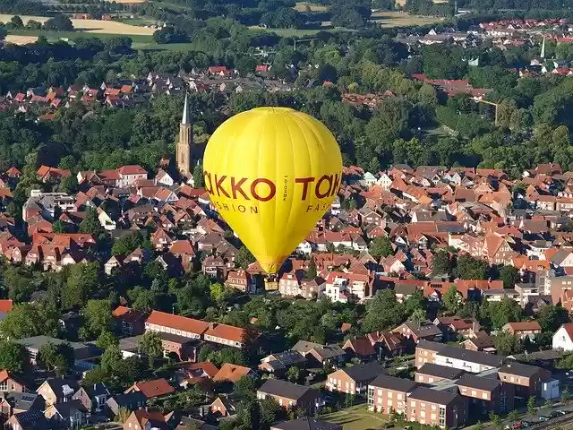 Free download Telgte Ballooning North Rhine -  free photo or picture to be edited with GIMP online image editor