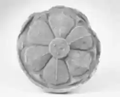 Free download Temple Eave Tile with Lotus Design free photo or picture to be edited with GIMP online image editor