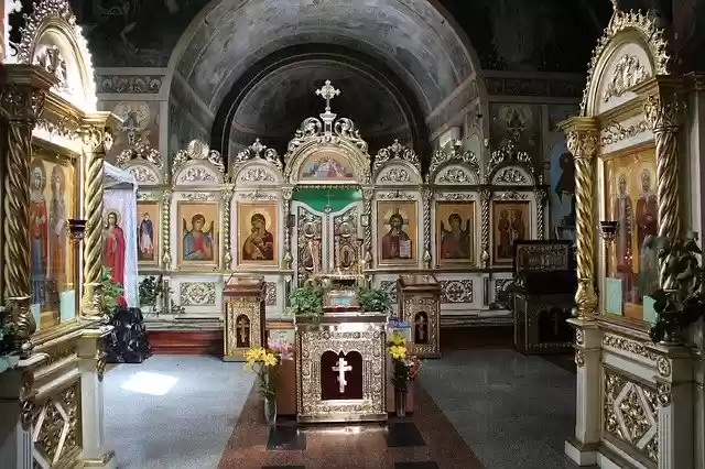 Free download Temple Monastery The Iconostasis -  free photo or picture to be edited with GIMP online image editor