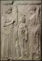 Free download Ten marble fragments of the Great Eleusinian Relief free photo or picture to be edited with GIMP online image editor