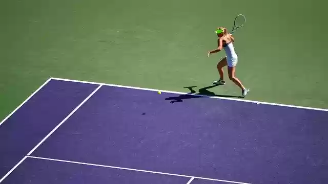 Free download Tennis Sharapova Indian Wells -  free photo or picture to be edited with GIMP online image editor