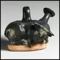 Free download Terracotta askos  (flask with a spout and handle over the top) free photo or picture to be edited with GIMP online image editor