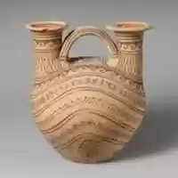 Free download Terracotta askos (flask) with two spouts free photo or picture to be edited with GIMP online image editor