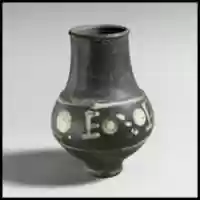Free download Terracotta beaker with painted inscription free photo or picture to be edited with GIMP online image editor