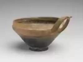 Free download Terracotta bowl with wishbone handle free photo or picture to be edited with GIMP online image editor