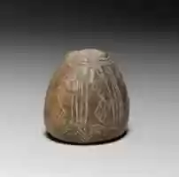 Free download Terracotta conical-hemispherical spindle-whorl free photo or picture to be edited with GIMP online image editor