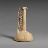 Free download Terracotta conical lekythos-oinochoe (combination oil flask and jug) free photo or picture to be edited with GIMP online image editor