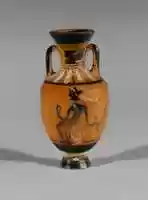 Free download Terracotta miniature Panathenaic amphora free photo or picture to be edited with GIMP online image editor