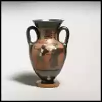Free download Terracotta neck-amphora (jar) with double handles free photo or picture to be edited with GIMP online image editor