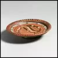 Free download Terracotta plate free photo or picture to be edited with GIMP online image editor