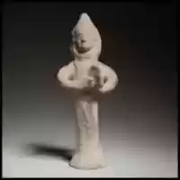 Free download Terracotta statuette of a woman playing the tambourine free photo or picture to be edited with GIMP online image editor