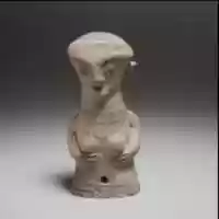 Free download Terracotta statuette of the upper part of a woman free photo or picture to be edited with GIMP online image editor