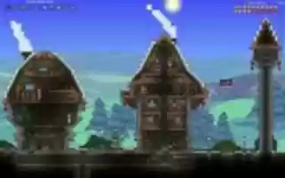 Free download Terraria: Christmas Village - Screenshot free photo or picture to be edited with GIMP online image editor